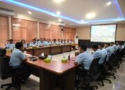 Danlanud Roesmin Nurjadin, Marsma TNI Feri Yunaldi, S.E., M.Han.,Pimpin Rapat Staf Bulanan