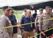 Pastikan Aman, Kapolres Rohul Monitoring Pelipatan Surat Suara Pilkada Tahun 2024, Di Gudang KPU