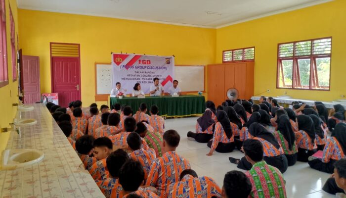 Gelar FGD, Satnarkoba Polres Siak Sosialisasikan Bahaya Narkoba dan Ajak Dukung Pilkada Damai