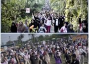 Ribuan Warga Sialang Rampai Antusias Ramaikan Jalan Santai Bersama Muflihun