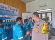 OMP-LK24, Kapolsek Rambah Hilir Ipda Jones, SH Cooling System Dalam Rangka Pilkada Tahun 2024 Bersama Federasi Serikat Pekerja