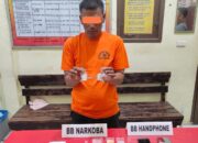 Personil Polsek Rambah Hilir Tangkap Bandar Sabu Dengan Barang Bukti 4,78 Gram