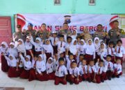 Dukung Asta Cita Presiden, Kapolres Rohil Gelar Makan Bergizi Sembari Cooling System