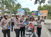 Tim Cooling System Ditlantas Polda Riau Edukasi Pengendara & Masyarakat Di Kawasan Purna MTQ