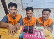 Tim Opsnal Satres Narkoba Polres Siak Amankan Tiga Orang Pria Diduga Pelaku Penyalahgunaan Narkotika