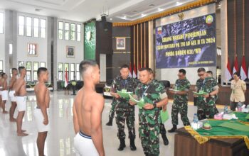 Danrem 031/WB Pimpin Sidang Parade Calon Bintara PK TNI AD Gelombang 2 Tahun 2024