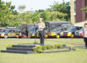 Masa Tenang Pilkada Riau 2024 Dirlantas Polda Riau Pimpin Langsung Show Of Force Patroli Skala Besar