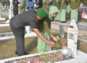 Jelang Hari Juang TNI AD Korem 031/Wira Bima Gelar Ziarah di Taman Makam Pahlawan 