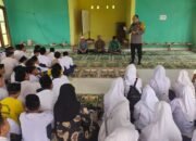 Kapolsek Kunto Sosialisasi Tentang UU Lalu Lintas, Kenakalan Remaja, Judi Online, Dan P4GN Di MTS Swasta Kunto Darussalam