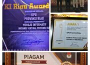 Di Penghujung Tahun 2024 KPU Riau Raih Empat Penghargaan