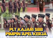 Plt Kajari SBB Pimpin Apel Kerja Senin Pagi