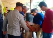 Kapolsek Sungai Sembilan Hadiri Gotong Royong Massal Bersama Perkumpulan Kerukunan Pemuda Tujuh Suku Bersatu 