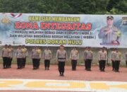 Sertijab Ps. Kabag Ren Dan Pelantikan Ps. Kabag Log Polres Rokan Hulu, Sekaligus Penyerahan Alsus Kepada Bhabinkamtibmas