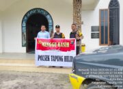 Polsek Tapung Hilir Gelar Patroli Kamtibmas di Gereja, Jamin Keamanan Ibadah Umat Kristiani