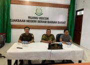 Plt. Kajari SBB Mengikuti Vidcon Pengarahan Jaksa Agung Muda Intelijen