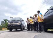 Jelang Operasi Ketupat Dirlantas Polda Riau Cek Jalan Lintas Timur Bersama Instansi Terkait 