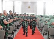 Personel Korem 031/Wira Bima Ikuti Pengarahan Pangdam I/Bukit Barisan