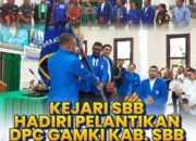 Kaur Daskrimti Kejari SBB Hadiri Pelantikan Pengurus DPC GAMKI Kabupaten SBB