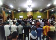 Malam Pertama Sholat Tarawih, WBP Lapas Pekanbaru Berbondong-Bondong ke Masjid At-Taubah