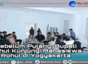 Sebelum Kembali, Bupati dan Wakil Bupati Sambangi Mahasiswa Rohul di Yogyakarta, Sampaikan Pesan Inspiratif