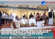 Bupati Dan Wakil Bupati Rohul Disambut Meriah, Sujud Syukur di Islamic Center Sebagai Awal Kepemimpinan Penuh Berkah