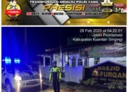 Sat Lantas Polres Kuansing Patroli Dini Hari dan Subuh Antisipasi Balap Liar, Laka Lantas, dan Kejahatan C3