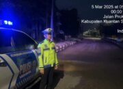 Sat Lantas Polres Kuansing Patroli Antisipasi Balap Liar dan Asmara Subuh Dalam Ops Tertib Ramadhan LK 2025