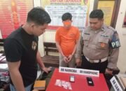 Bergerak Dengan Sigap; Polsek Rambah Hilir Tangkap Residivis Narkoba Jenis Sabu