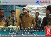 Wakil Bupati Rohul Tinjau Gudang Bulog dan Pasar Batas, Pastikan Stok Beras Aman Selama Ramadhan