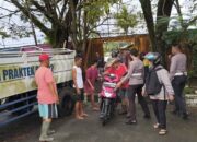 Atas Permintaan Warga Lingkungan RSDC Yang Terdampak Banjir, Ditlantas Polda Riau Jebol Pagar Tembok Pembatas 