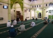 Personil Polsek Polsek Tualang Laksanakan Safari Subuh di Masjid Raudhatul Jannah