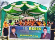 Muhtarom, S.Ag Serap Aspirasi Pendidikan dalam Reses di SMA N 1 Bungaraya
