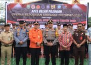 Kapolres Siak Pimpin Apel Gelar Pasukan Operasi “Ketupat 2025” Pengamanan Idul Fitri di Polres Siak