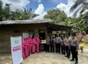 Sambut Ramadan, Polsek Bukit Kapur dan Bhayangkari Gelar Bansos untuk Warga