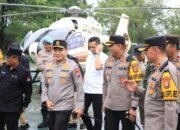 Kapolres Siak Sambut Gubernur Riau dan Forkopimda Tinjau PSU Pilkada 2024 di Kabupaten Siak