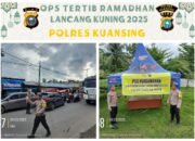 Polsek Kuantan Mudik Lakukan Pengamanan Pasar Ramadhan Dalam Rangka KRYD Jelang Operasi Ketupat Lancang Kuning 2025