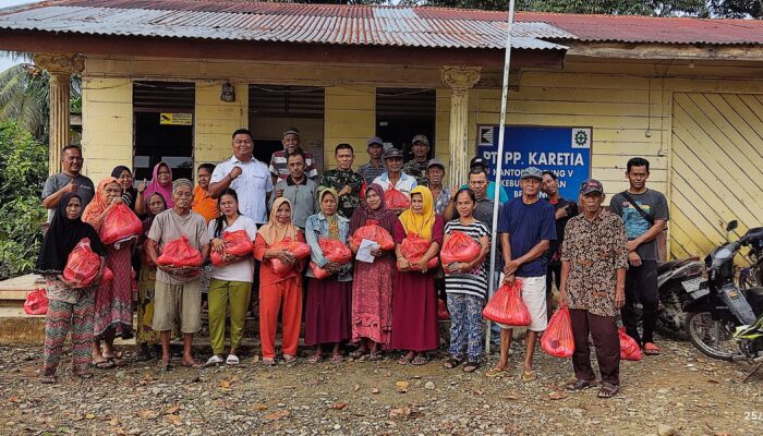 Peduli Masyarakat, PT Karetia Unit 2 & PT PNS Serdang Tengah Group Perkuat Sinergi Lewat Program CSR