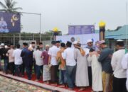 Haru dan Bahagia, Wbp dan Petugas Lapas Pasir Pangaraian Shalat Id Idul Fitri 1446 H Bersama