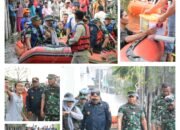 Danrem 031/WB Bersama PJU Tinjau Langsung Banjir di Rumbai, Salurkan Bantuan untuk Warga