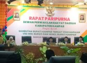 Bupati dan Wabup Kampar Paparkan Visi-Misi di Rapat Paripurna Istimewa