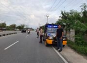 Kapolsek Rumbai Pesisir Pimpin Patroli di Titik Rawan Balap Liar