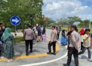 Sinergi TNI-Polri dan Instansi Terkait Kawal Keamanan Wisata Istana Siak Saat Libur Lebaran