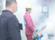 Antisipasi Pencegahan DBD, Lapas Pasir Pangaraian Fogging Blok Hunian WBP
