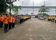 Polres Kuansing Gelar Apel dan Gladi Gabungan Bersama Dishub dan Satpol PP untuk Persiapan Pengamanan Karhutla Run 2025
