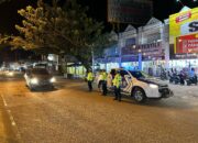 Sat Lantas Polres Rohul Gencar Laksanakan Patroli Blue Light Malam, Wujud Nyata Cegah Laka Dan Macet