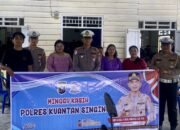 Sat Lantas Polres Kuansing Laksanakan Giat Minggu Kasih di Gereja GSPDI Filadelfia Kebun Nanas