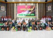 Dalam Rangka HUT Ke-66 Korem 031/Wira Bima, digelar Donor Darah, Pengobatan Gratis, dan Pembagian Sembako kepada Masyarakat