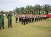 Kapolres Rohul AKBP Emil Eka Putra, S.I.K.,S.H.,M.Si Pimpi Apel Persiapan & pengecekan Peralatan Penanganan Karhutla
