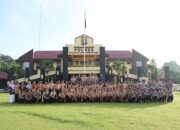 Polres Kuansing Gelar Apel Pelepasan Peserta Jambore Karhutla Kabupaten Kuantan Singingi Tahun 2025
