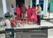 Polsek Kunto Darussalam Cek Kesiapan Peralatan Cegah Karhutla di PT SAM-S